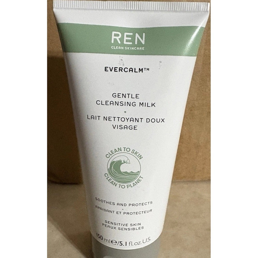 REN Clean Skincare Evercalm Gentle Cleansing Milk 5.1 Oz Sensitive Skin NEW